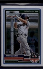 2023 Panini Stars & Stripes USA Baseball #42 Maxwell Clark