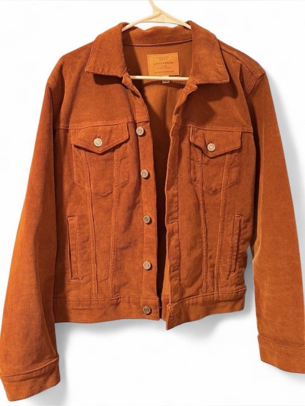 Women’s Lucky Brand brown corduroy jacket Size L
