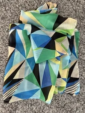 Silk Mark 100% Silk Geometric Women’s Scarf India 