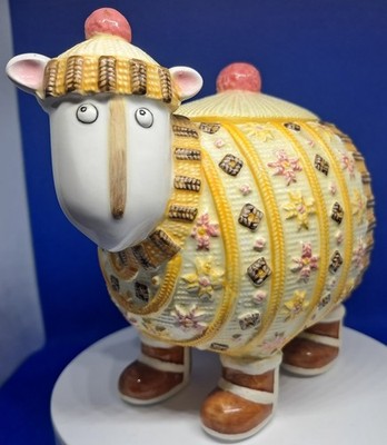 Tea & Toast mit Morag Ewe & Me Zuckerdose A7793 Toni Goffe Enesco siehe Hinweise