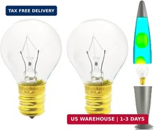 Lava Lamp Bulb 25W, Lava Lamp Bulb Replacement S11 E17 for 13-inch Lava Light, 2