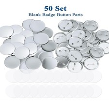 Blank Button Making Supplies Souvenirs Art Supplies DIY Round Pin Maker Kits