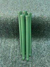 Standard Size Green Rubber Golf Grips 5 Pack No Logos