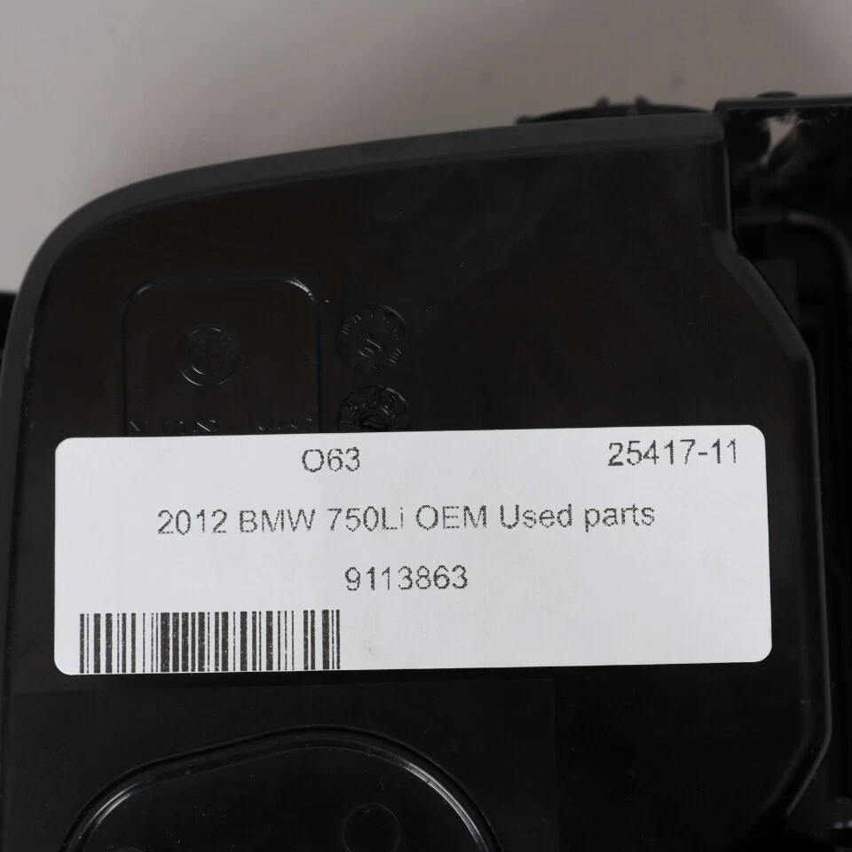 2009-20105 BMW 740i 750i Center Console Cup Holder 51169113863 OEM Used Foto 2 de 4