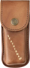 , Heritage Leather Snap Sheath for Multi-Tools, Brown, Medium