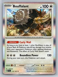 Bouffalant 119/142 Stellar Crown Holo Rare