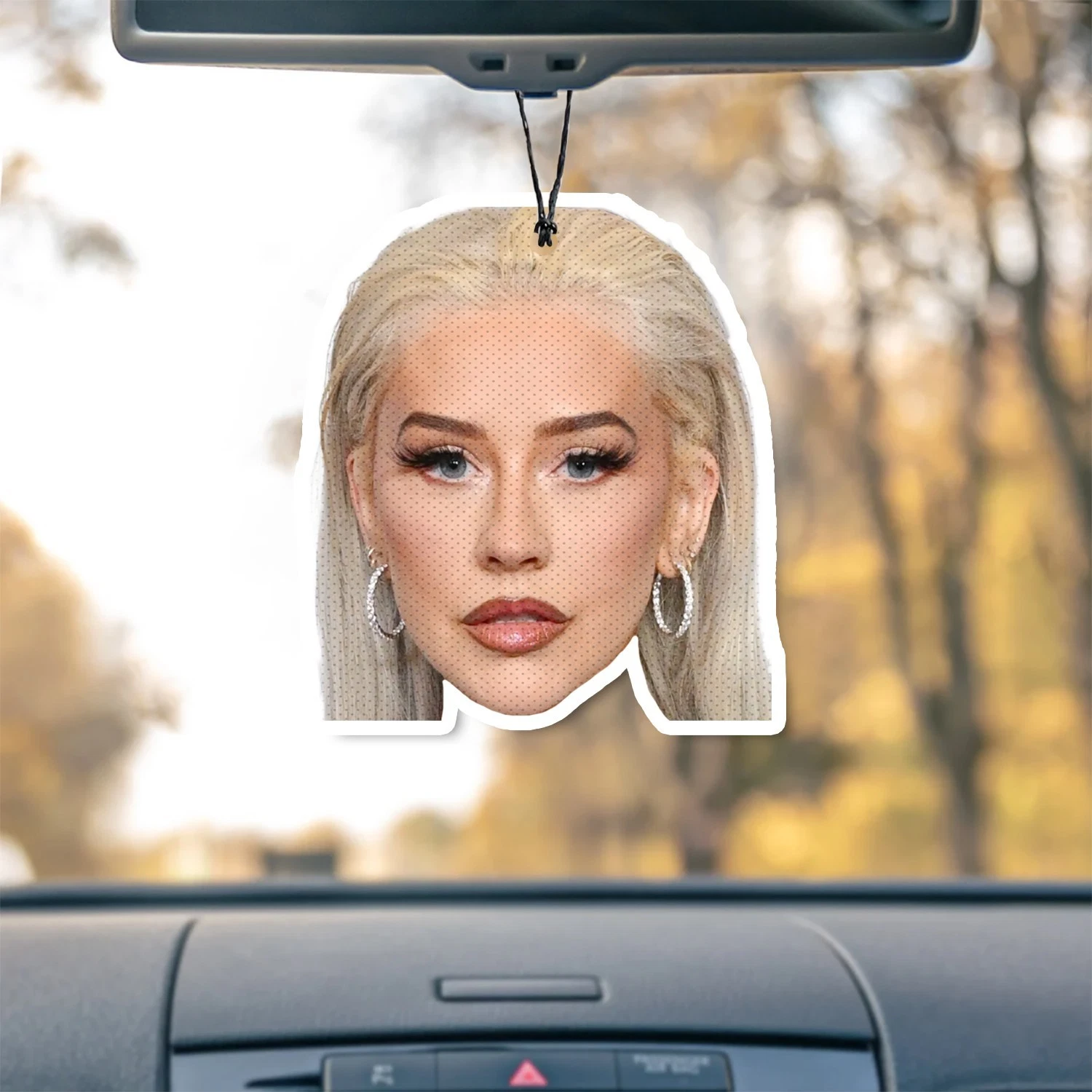 Christina Aguilera Unscented Hanging Car Air Freshener Freshie
