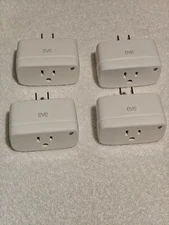 Eve Energy Smart Plug 4 Pack (2021, 4th Gen, for Apple, Matter Update Available)