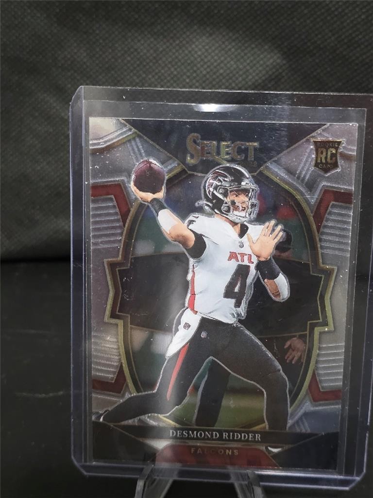 2022 Panini Select Silver Prizm #36 Desmond Ridder Atlanta Falcons Rookie