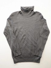 Maglione girocollo uomo Angelo Litrico pullover XL grigio pura lana vergine 