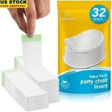 Disposable Potty Chair Liners Toddlers Leak Free Portable Toilet Bags 32 Count