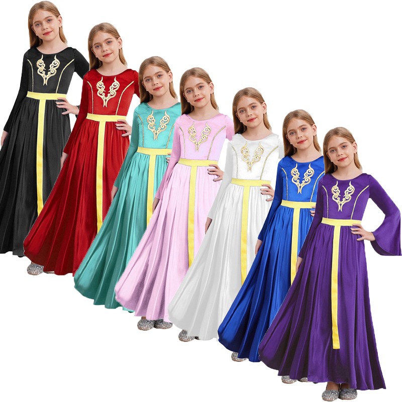 Kids Girls Dress Party Gowns Design Costume Junior Princess Prom