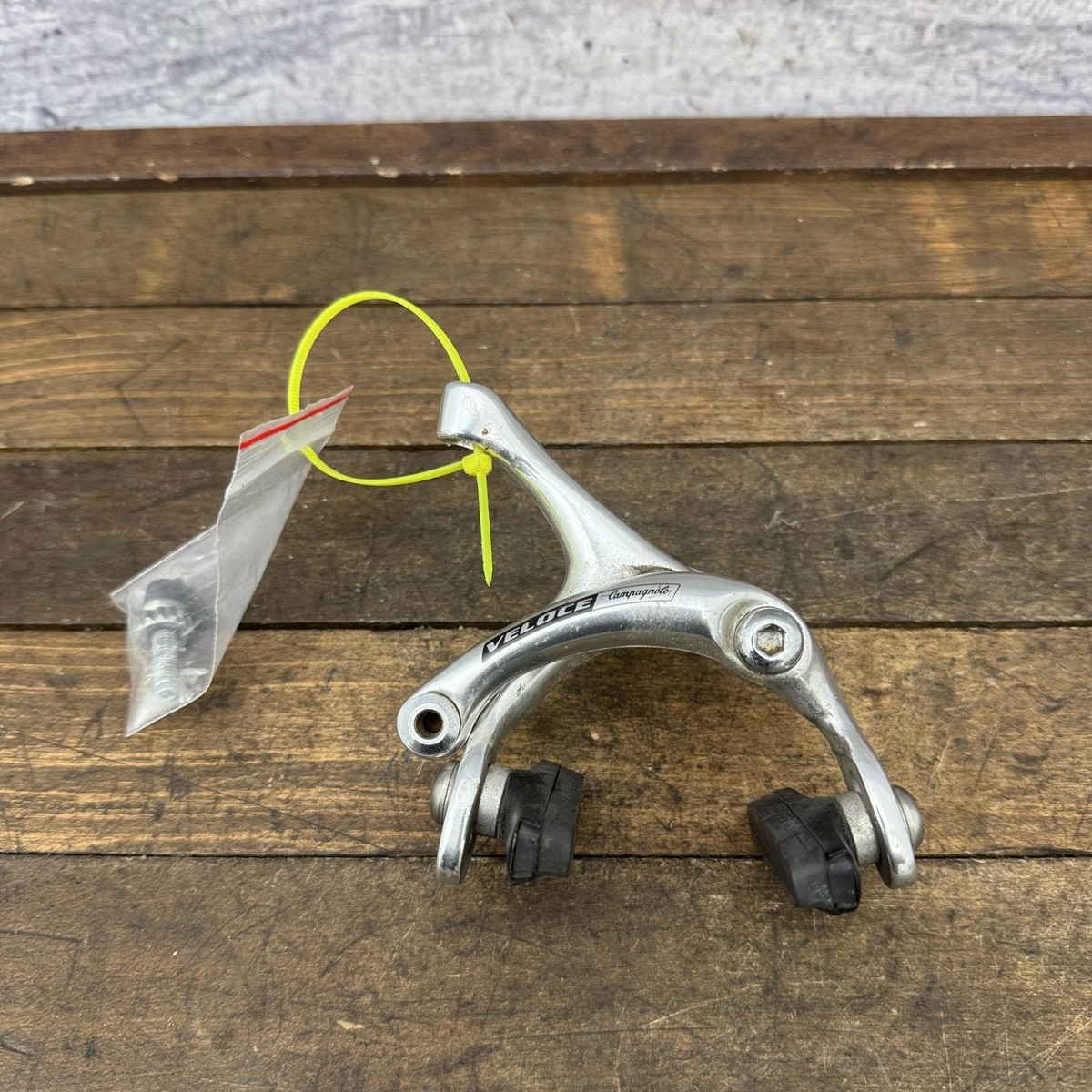 Vintage Campagnolo Veloce Road Bike Rear Brake Caliper Silver Side