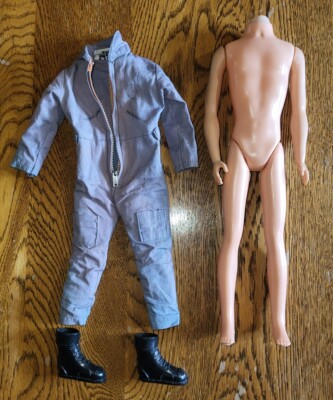 Gilbert Toys 1965 MOON McDARE Action Figure w/ Suit & Boots, For Parts, No Head