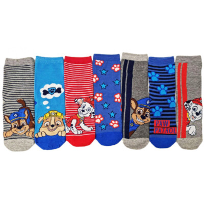 7er Pack Disney Paw Patrol Söckchen Socken Strümpfe Gr. 23 - 34