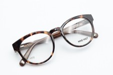 NINE WEST NW5073 214 Brown Tortoise 49-20-135 Eyeglass Frames Flex Hinges X830