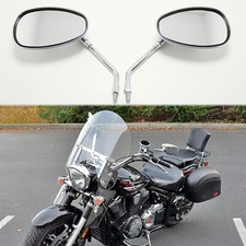 Chrom Motorradspiegel Rückspiegel M10 Für Yamaha V Star 650 XVS650 250 950 1100