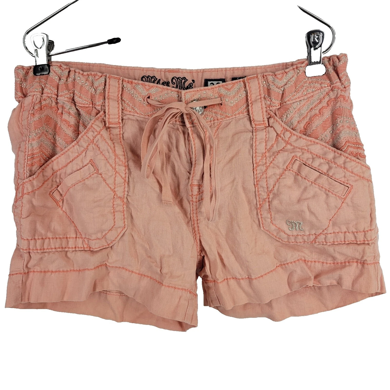 Miss Me Linen Shorts for Women