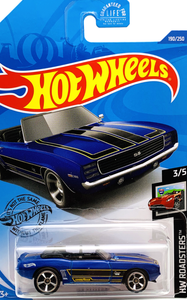 Hot Wheels 2020 MAINLINE '69 CAMARO #190 BLUE | eBay