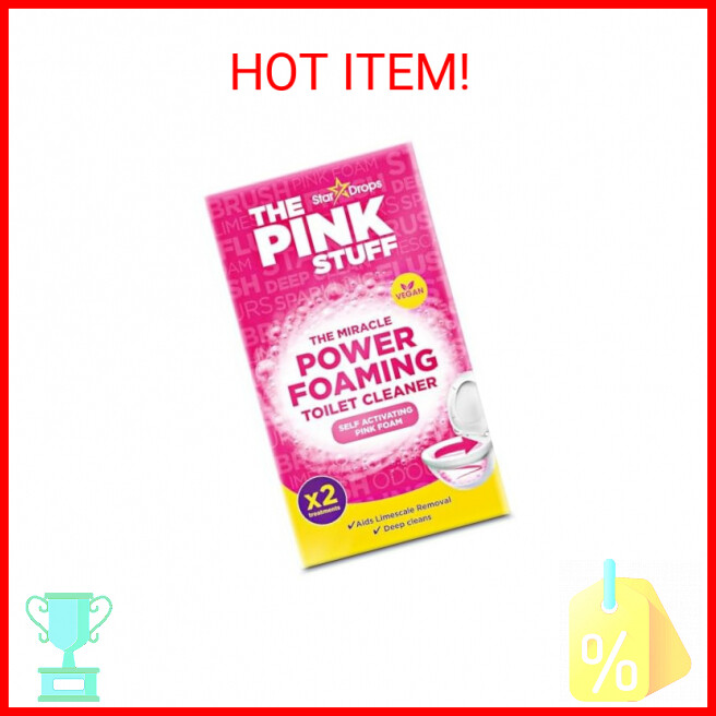 Stardrops Pink Stuff Miracle Foaming Toilet Cleaner with 2 Treatments
