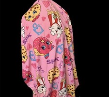 Shopkins Pretty Pink Girls twin size fitted sheet 2013.