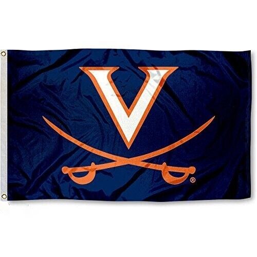 VIRGINIA CAVALIERS 3'X5' FLAG BANNER ***100% FULL COLOR ON BOTH SIDES OF FLAG*** - Picture 1 of 4