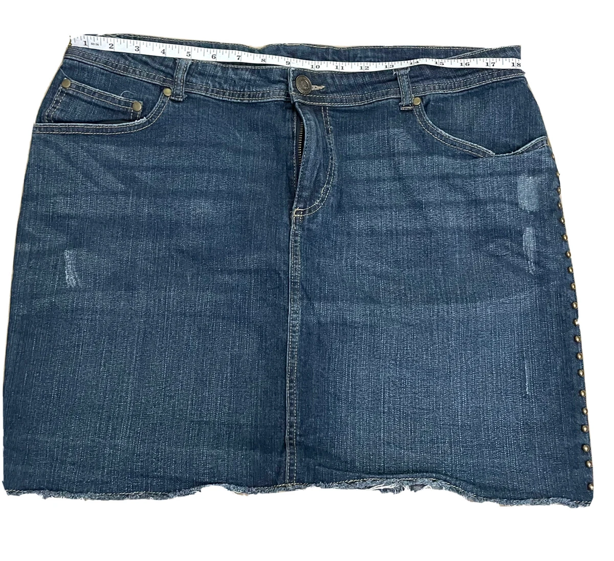 Denim pencil 2025 skirt xl