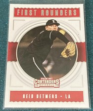 2020 Panini Contenders Baseball First Rounders #FR-10 Reid Detmers