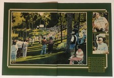 Arnold Palmer Augusta National 1989 Magazine Photo Two Pages 16x11In. Wall Decor