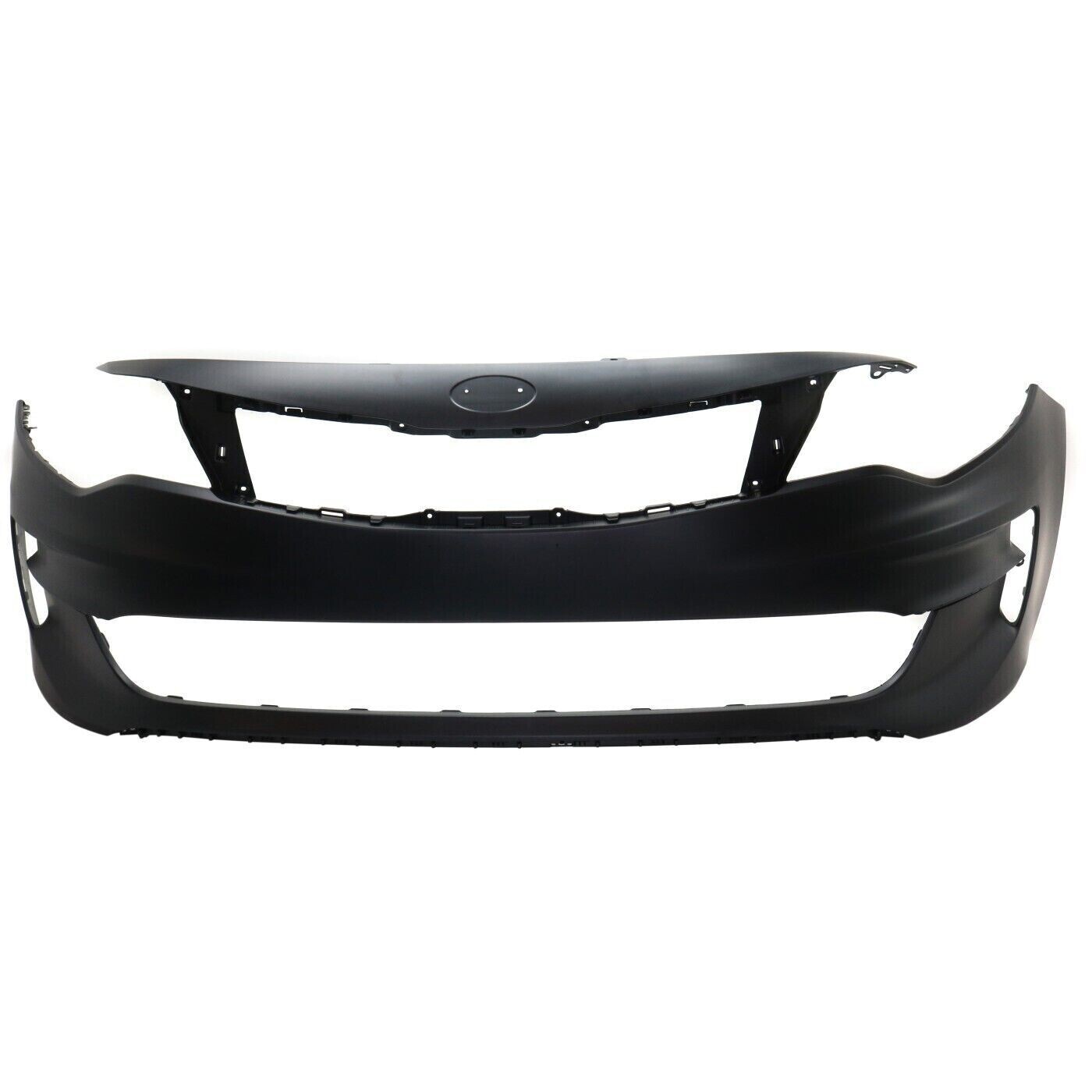 Front Bumper Cover For 2016-2018 Kia Optima W/O Fog Light Primed KI1000182-CF