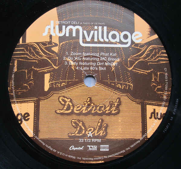 Slum Village / Detroit Deli (A Taste Of Detroit) Vinyl 2004 US 2LP