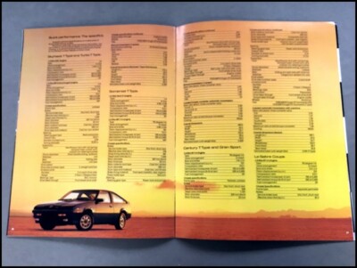 1986 Buick 28-page Brochure Catalog Regal Grand National LeSabre T