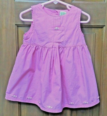 Toddler Girl 24 Months Pink with Rosebuds Empire Waist Sleeveless Easter  Dress | eBay