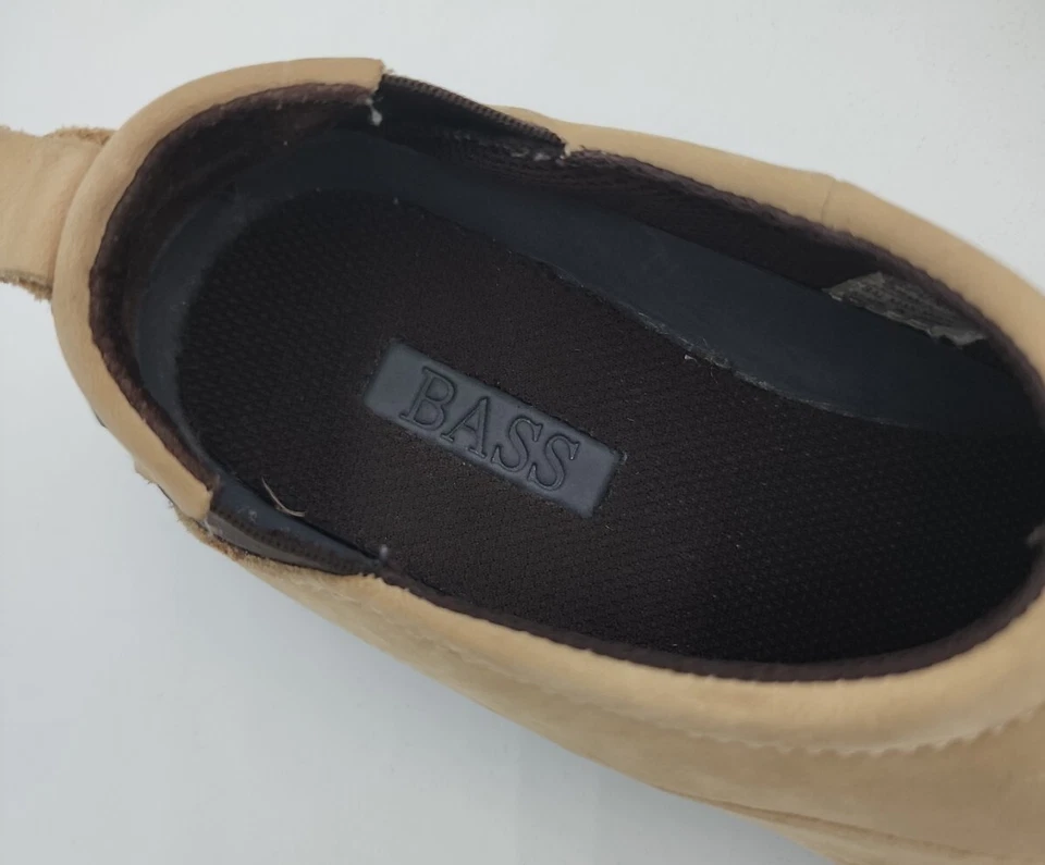 Bass Suede Slip On Loafer Spunky II QBW1 Women Size 7 M Tan - Image 2 of 4