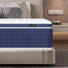 12" Memory Foam Mattress Hybrid Innerspring Twin Full Queen King Bed in a Box