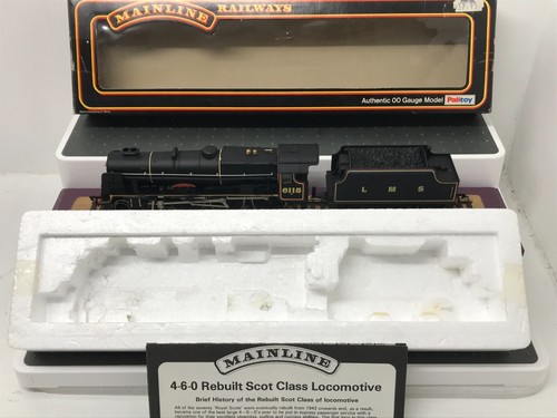 Mainline Bachmann 37-056 6P Rebuilt Scot Class LMS Black 6115 Boxed Anleitung | Condition: Used