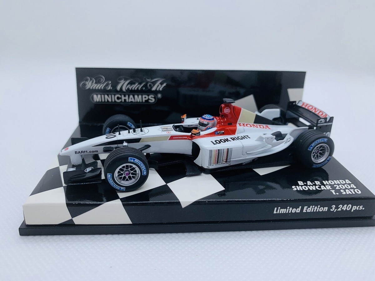 MINICHAMPS BAR HONDA SHOW CAR 2004 T.SATO LIMITED EDITION MINICHAMPS BAR HONDA SHOW CAR 2004 T.SATO LIMITED EDITION
