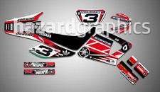 Yamaha DT DT125X DTRE-X DT125RE Graphics Sticker Decal Set (six Red)
