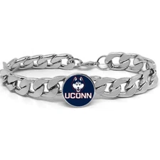 UConn Huskies Mens Womens Link Chain Bracelet Jewelry Gift D4