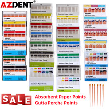 AZDENT Dental Absorbent Paper Points  Gutta Percha Points Eododontic Root Canal