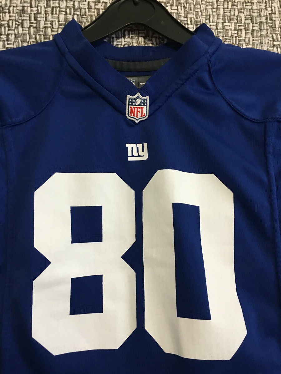 Mint New York Giants #80 Victor Cruz NFL Nike On Field Jersey Kids