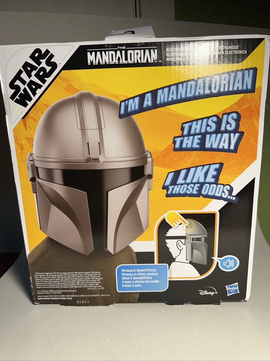 STAR WARS Toys The Mandalorian Electronic Mask, Kids Roleplay Toys