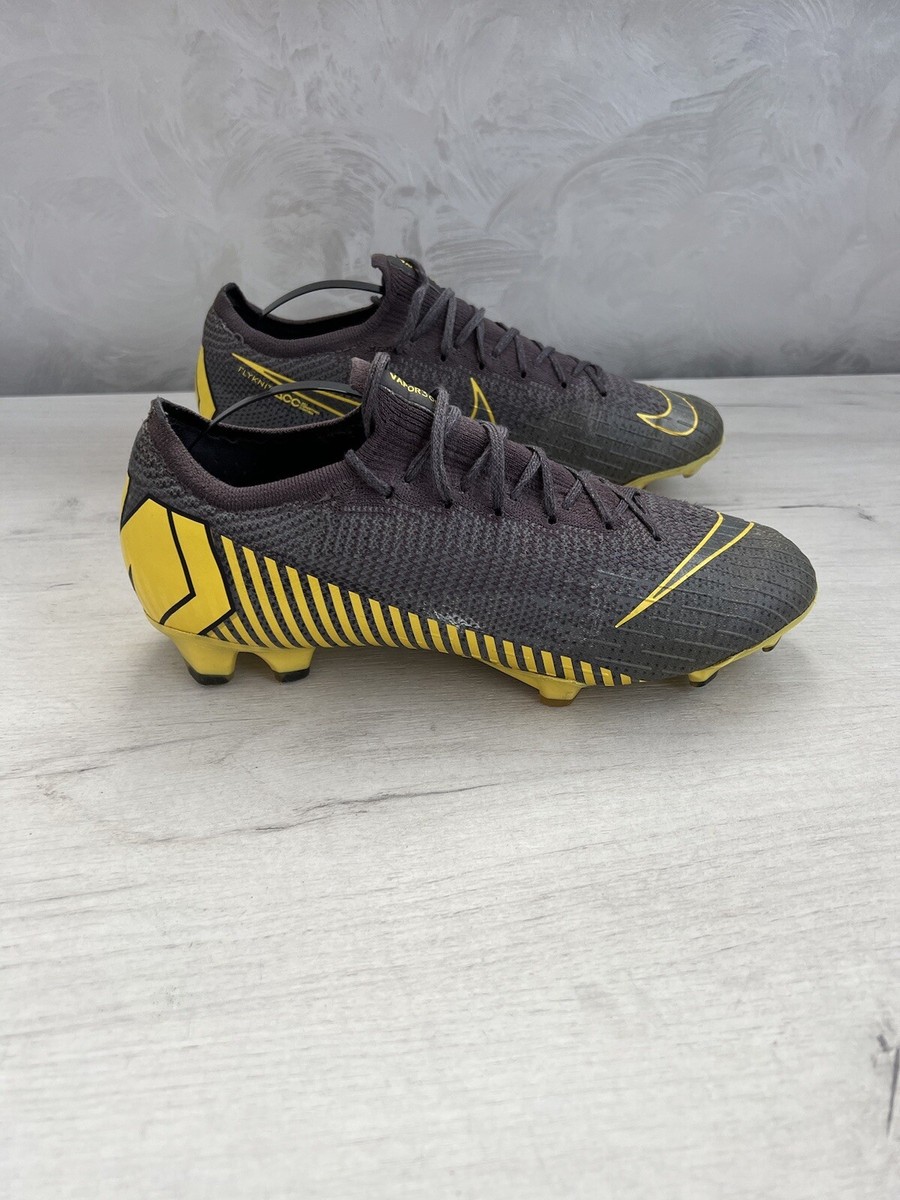 Nike Mercurial Vapor 12 Elite Geay Yellow ACC Football Cleats