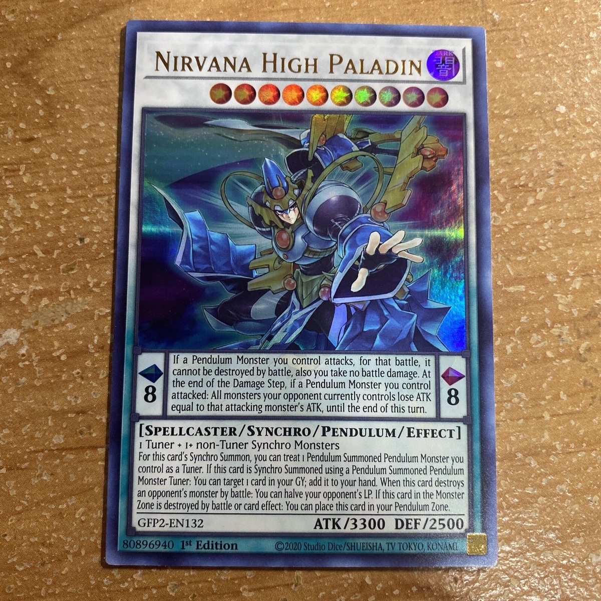 yugioh nirvana high paladin deck TDIL-EN046. Aus Ygo Mint / near mint condition trading card Card Gallery:Nirvana High Paladin -
