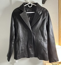 Tibor Luxe Vintage Women’s Brown Small Real Leather Jacket