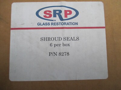 LOT OF 6 SRP 8278 SHROUD SEALS FOR PRO GLASS POLISHING Novus Auto-Stock
