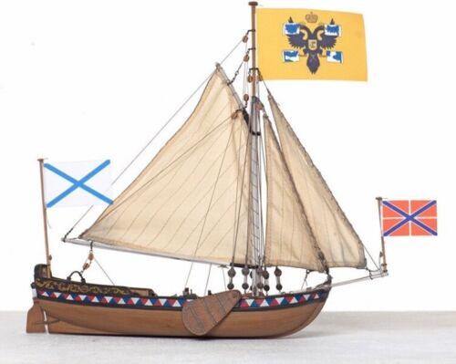DIY Wooden Kit ship LSM0601 Wooden kit Wooden kit The boat of Peter I Scale 1:24 - Picture 3 of 24