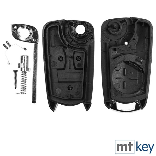 Klapp Schlüssel Gehäuse für OPEL 2 Tasten CORSA D ANTARA ZAFIRA B ASTRA H TIGRA - Picture 4 of 8