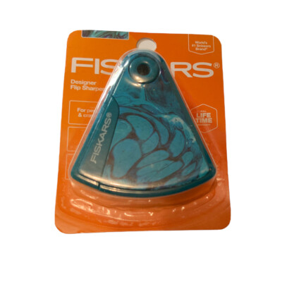 Fiskars Designer Flip  Sharpener -  Pencils & Crayons Lot of 2