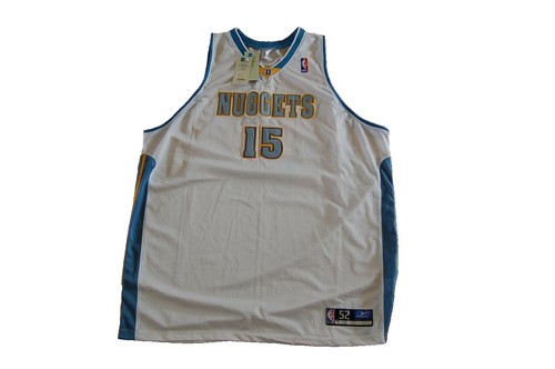 100% Authentic Carmelo Anthony Reebok Denver Nuggets Jersey Size